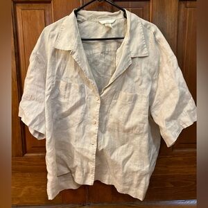 Linen Button Down